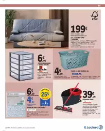 E.Leclerc folder Pagina 35: Panier à linge almeria €4,90, Ultramax turbo €39,79
