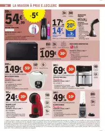 E.Leclerc folder Pagina 36: Multicuiseur Cookeo €149,99, Friteuse sans huile €69,99