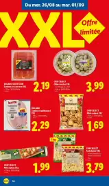 Lidl folder week 35 Pagina 10: Chef select tortellonis xxl €3,79, Chef select olives vertes xxl €3,99