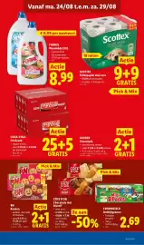Lidl folder week 35 Pagina 11: Formil wasmiddel xxl €8,99, Scottex toiletpapier aloë vera €8,29