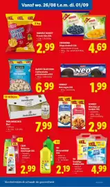 Lidl folder week 35 Pagina 13: Harvest basket french fries xxl €2,99, Freshona Diepvriesfruit XXL €4,69