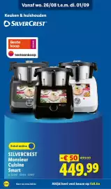 Lidl folder week 35 Pagina 24: Silvercrest monsieur cuisine smart €449,99