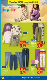 Lidl folder week 35 Pagina 30: Lupilu trui €3,99, Lupilu joggingbroek €3,19