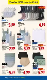 Lidl folder week 35 Pagina 33: Sneakersokken €3,99, Esmara sokken €4,99