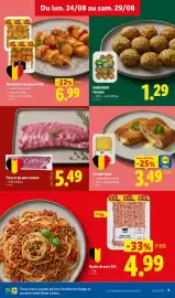Lidl folder week 35 Pagina 5: Cordon-bleu €3,49, Travers de porc nature €5,49
