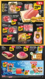 Albert leták týden 34 Strana 11: Rybí trh tilapie €23,90, Nature's Promise Bio Kuřecí nugetky €79,90