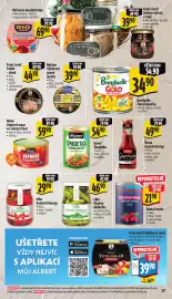 Albert leták týden 34 Strana 27: Efko Okurky delikates €46,90, Hamé špagetka s masem a rajčaty €54,90