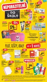 Albert leták týden 34 Strana 40: Sada 10 ks obalů A4 €29,90, Sada nastavitelných obalů na učebnici €79,90