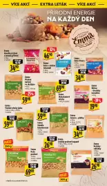 Albert leták týden 34 Strana 44: Emma mandle pražené s uzenou příchutí €34,90, Emma Makadamové ořechy €69,90