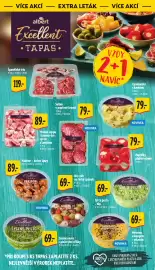 Albert leták týden 34 Strana 45: Albert Excellent Tapas Yakitori Kuřecí Špízy €89,00, Cretan Salám v pepřové krustě €79,00
