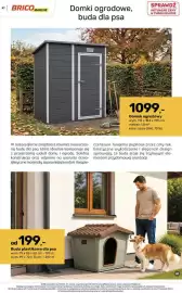 Bricomarche gazetka Strona 87: Domek ogrodowy €1.099,00, Buda plastikowa dla psa €199,00