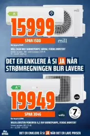 Coop Obs kundeavis Side 20: Wilfa Lofoten Powerful 6,5 kW Varmepumpe €19.949,00, Mill calm wifi varmepumpe 3800w €15.999,00