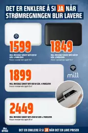 Coop Obs kundeavis Side 23: Mill invisible smart wifi 900 w gen. 4 panelovn €1.899,00