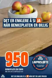 Coop Obs kundeavis Side 26: Obs Bygg benkeplate eik finer €950,00