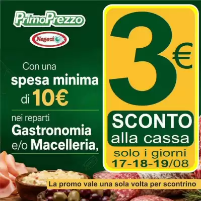 Volantino Primo Prezzo (valido fino al 19-08)