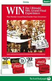 Woolworths catalogue week 34 Page 26: Coca-Cola, Sprite or Fanta Soft Drink Varieties 10 x 375ml €10,50
