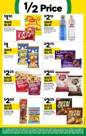 Woolworths catalogue week 34 Page 3: Cadbury Cookies or Layered Fingers 114-167g €2,75, Poppin Microwave Popcorn €1,00
