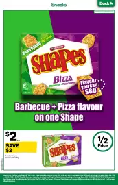 Woolworths catalogue week 34 Page 34: Arnott’s Shapes Crackers €2,00