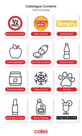 Coles catalogue week 34 Page 1