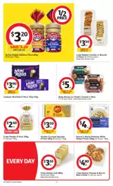 Coles catalogue week 34 Page 11: Tip Top English Muffins 400g €3,20, Golden Crumpet Squares 425g €3,50