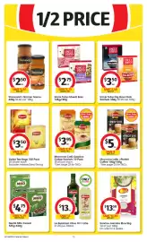 Coles catalogue week 34 Page 14: Lipton Tea Bags €3,50, Nestlé Milo Cereal-620g €4,75