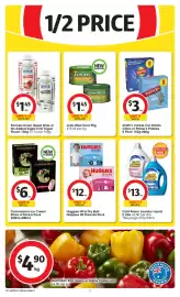 Coles catalogue week 34 Page 3: Huggies Ultra Dry Bulk Nappies-54 Pack €12,00, John West Tuna €1,45