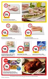 Coles catalogue week 34 Page 5: Bertocchi Olive Mortadella €13,00, Don Premium Melosi Leg Ham €24,00