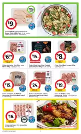 Coles catalogue week 34 Page 6: Coles Australian Lamb Cutlets €43,00, Coles Australian Pork Spare Ribs €16,00