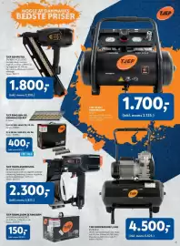 Davidsen tilbudsavis Side 21: Tjep silent kompressor 8/10-2 €1.700,00, Tjep sømpistol 34/100 excellent €1.800,00