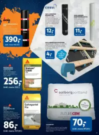Davidsen tilbudsavis Side 39: Sika Skalflex Gulvspartel Fin €86,00, Aalborg Portland Futurecem €70,00