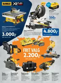 Davidsen tilbudsavis Side 4: DeWalt Flexvolt bordsav 54 V €3.000,00, DeWalt geringssav 54 v €4.699,00