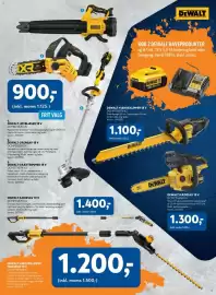 Davidsen tilbudsavis Side 5: Dewalt kædesav 18 v DCMC5565N-XJ €1.300,00, DeWalt løvblæser 18 v €900,00