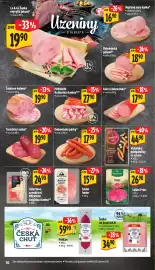 Albert leták | Supermarket Strana 18: Šunkové koleno €19,90, Debrecínské párky €17,90