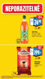Albert leták | Supermarket Strana 4: Jihlavanka Standard €199,00, Jupí Sirup Pomeranč €24,90