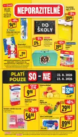 Albert leták | Supermarket Strana 8: Kvalitní výrobek z mletého masa mix €54,90, Berlitz Dětský kufrík €179,00