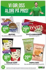 Kiwi kundeavis uke 34 Side 10: MUFFINS €12,90, POPPA CHIPS €29,90