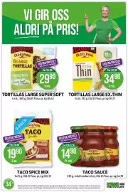 Kiwi kundeavis uke 34 Side 2: TORTILLAS LARGE EX.THIN €34,90