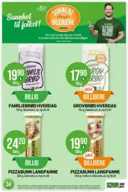 Kiwi kundeavis uke 34 Side 20: FAMILIEBRØD HVERDAG €19,90, PIZZABUNN LANGPANNE €24,20