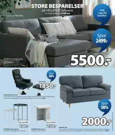 JYSK kundeavis uke 34 Side 5: RANDERUP hjørnebord €100,00, GEDVED sofa €2.000,00