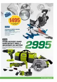 Coop Byggmix kundeavis Side 9: Scheppach HM254 2000W kapp- og gjærsag €1.495,00