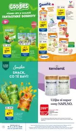 Tesco leták týden 34 Strana 12: Goodies Křupky €27,90, Kendamil Kojenecké mléko €399,90