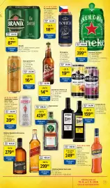 Tesco leták týden 34 Strana 17: Heineken Soudek €399,00, Beefeater Gin & Tonic €39,90