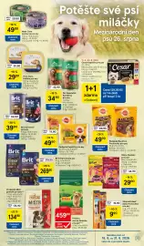 Tesco leták týden 34 Strana 25: Pedigree Ranchos Pochoutky pro psy €49,90, Brit konzerva pro psy €39,90