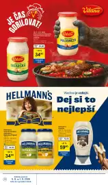 Tesco leták týden 34 Strana 38: Hellmann's Omáčka €59,90, Vitana poctivá majonéza €34,90