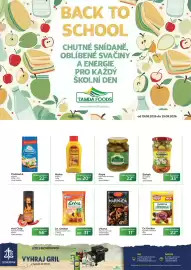 Tamda Foods leták týden 34 Strana 1: Vitana tekutá marináda medová €11,90, Dr. Oetker želirovací cukr Extra €31,90
