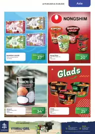 Tamda Foods leták týden 34 Strana 45: Bamboo House Mochi red bean €37,90, Glads inst. nudle Ramen s příchutí €25,90