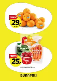 Bunnpris kundeavis uke 34 Side 14: AGURK SNACK, TOMATER SØTE, SNACKGULROT OG PAPRIKA SWEET BITE €25,00, KLEMENTINER €29,00