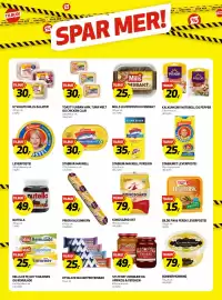 Bunnpris kundeavis uke 34 Side 2: STABBURET LEVERPOSTEI €25,00, UTVALGTE MILLS-SALATER €30,00