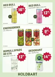 Holdbart kundeavis Side 9: ENERGIDRIKK €9,90, RED BULL €16,90