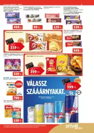 PRIVÁT akciós újság hét 34 Oldal 5: Milka táblás tejcsokoládé €499,00, Cornexi zabrúdi €99,00